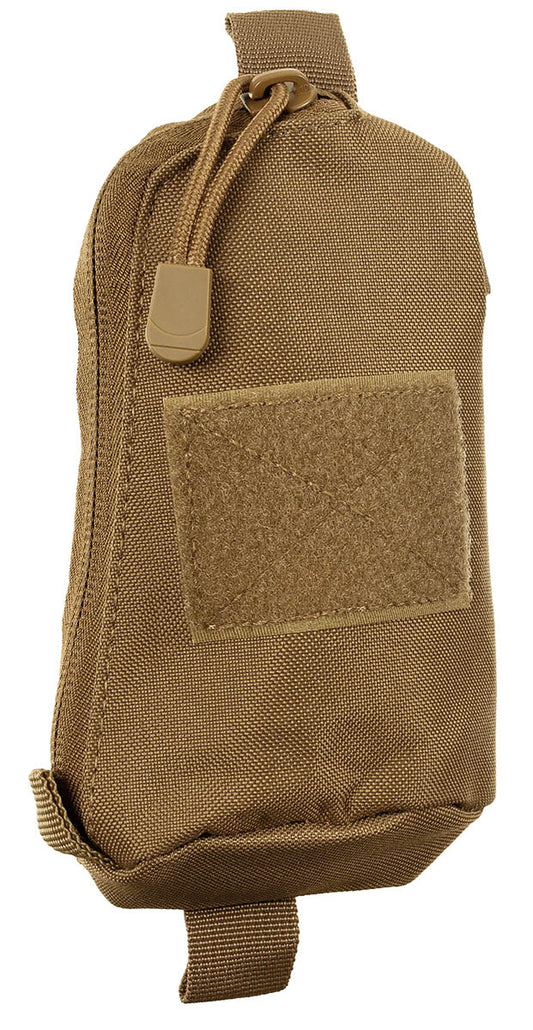 Buzunar MOLLE Coyote Tan MFH - Curele Velcro, 18x10x4 cm