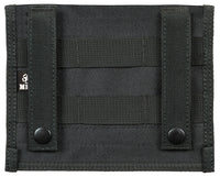 Buzunar MOLLE de piept Negru MFH - Sistem prindere MOLLE, 18x14 cm