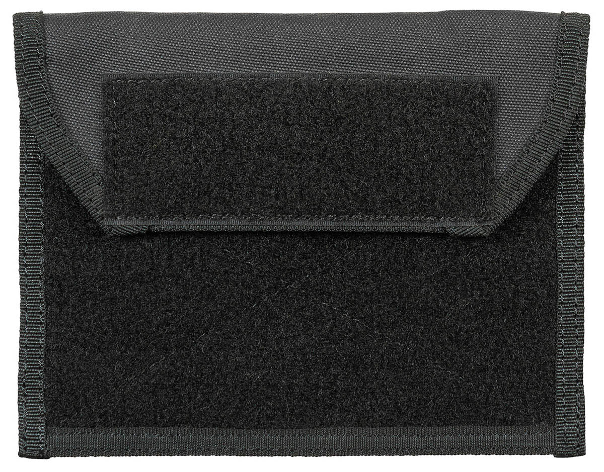 Buzunar MOLLE de piept Negru MFH - Sistem prindere MOLLE, 18x14 cm