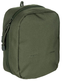 Buzunar MOLLE Multifuncțional Mic Verde Olive MFH - Fermoar 2-sensuri, Sistem MOLLE