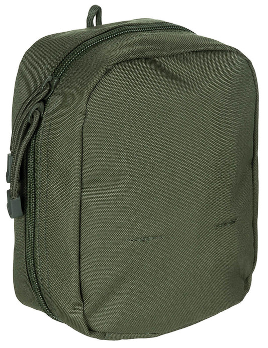 Buzunar MOLLE Multifuncțional Mic Verde Olive MFH - Fermoar 2-sensuri, Sistem MOLLE