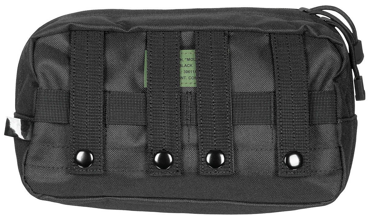 Buzunar MOLLE Multifuncțional Negru MFH - 25x13.5x9 cm, 190g