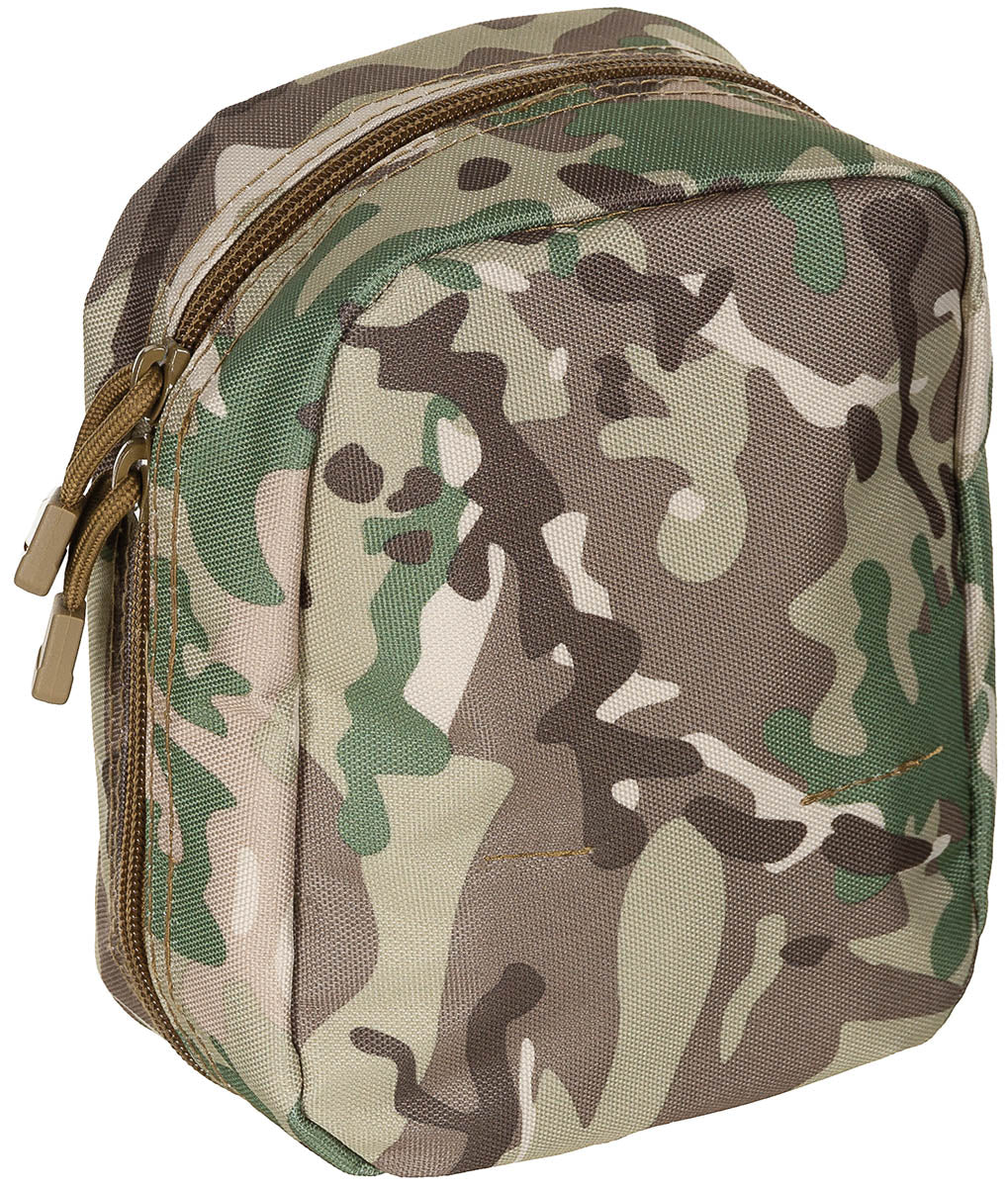 Buzunar MOLLE Multifuncțional Operation Camo MFH - Fermoar Bidirecțional, Sistem MOLLE