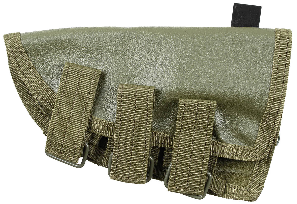 Buzunar Pat Pușcă Oliv MFH - Spate Căptușit PVC, 4 Bretele Velcro