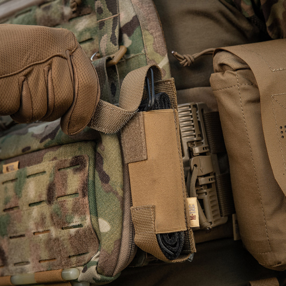 Buzunar Tourniquet Elastic M-Tac - Coyote Velcro Gen.II