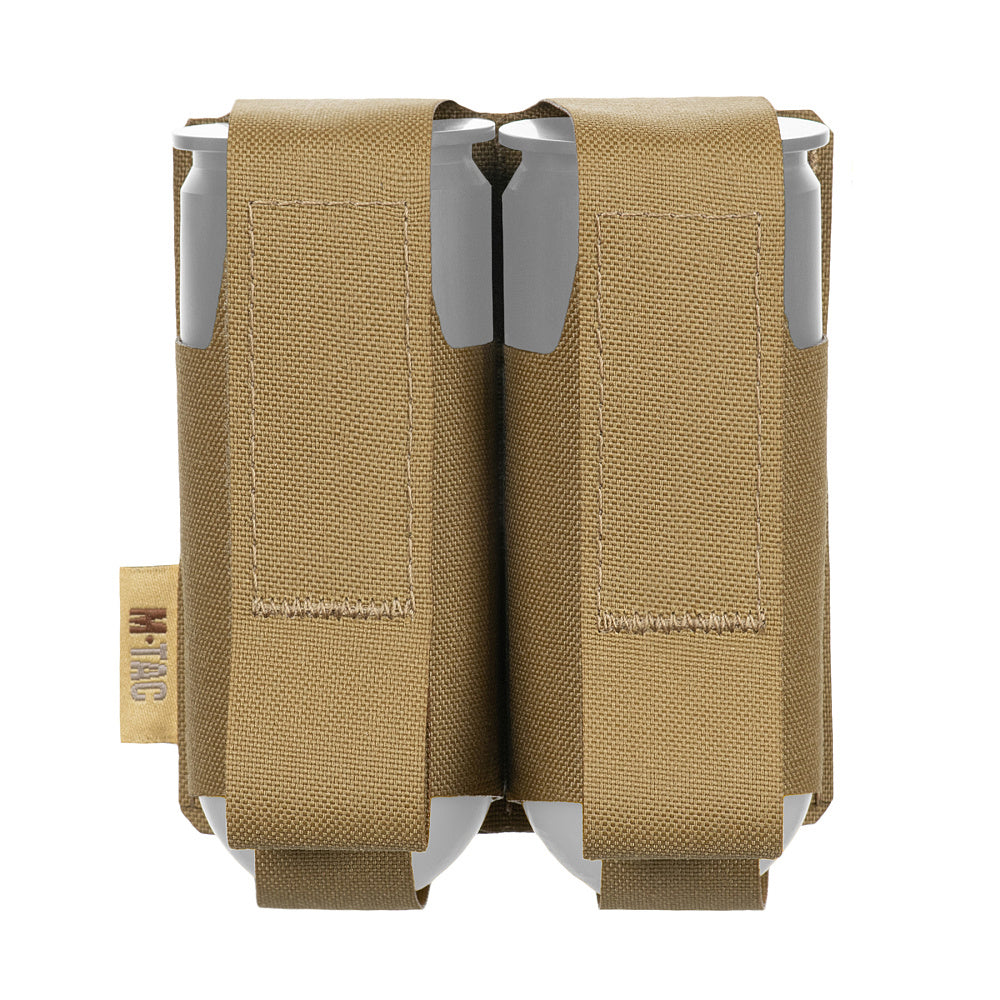 Buzunar VOG M-Tac pentru 2 Grenade - Coyote, Sistem MOLLE Laser Cut