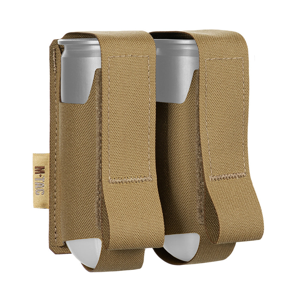 Buzunar VOG M-Tac pentru 2 Grenade - Coyote, Sistem MOLLE Laser Cut
