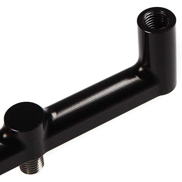 Buzzbar Aluminiu Korda - Suport 2 Lansete, 16.5cm, Negru - 3
