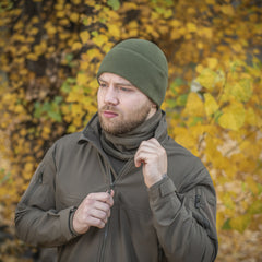 Căciulă Fleece Polartec M-Tac - Army Olive, Ușoară și Călduroasă