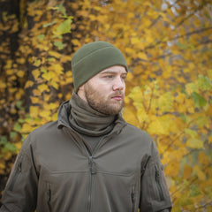 Căciulă Fleece Polartec M-Tac - Army Olive, Ușoară și Călduroasă