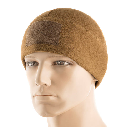Căciulă Fleece Tactică M-Tac - Coyote Brown cu Panou Patch