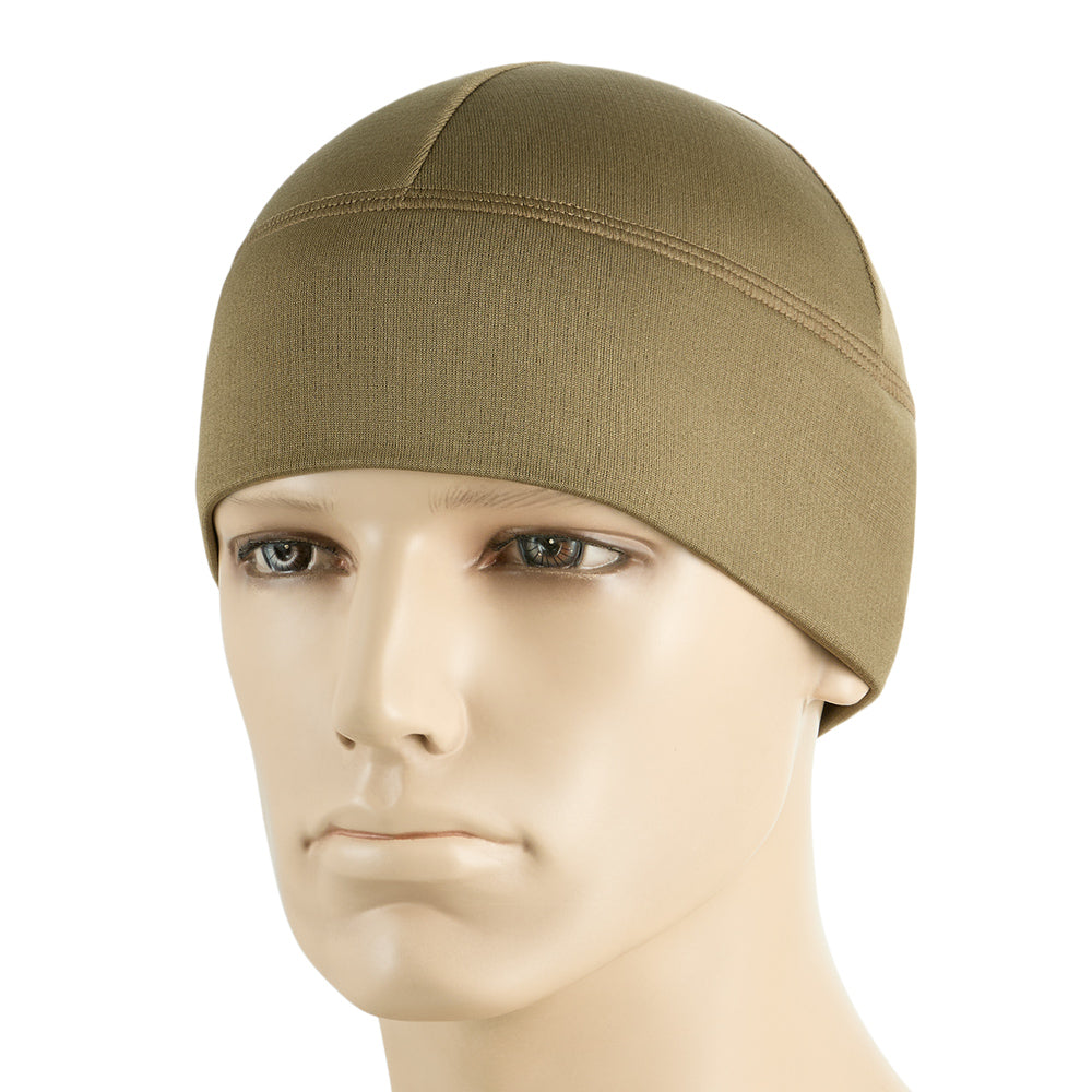 Căciulă Tactică M-Tac Tan – Microfleece Rip-Stop, Profil Redus - poza 1