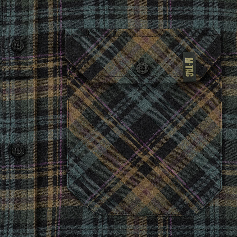 Cămașă Lumberjack Merino M-Tac - Iarnă, Bumbac și Lână Merino