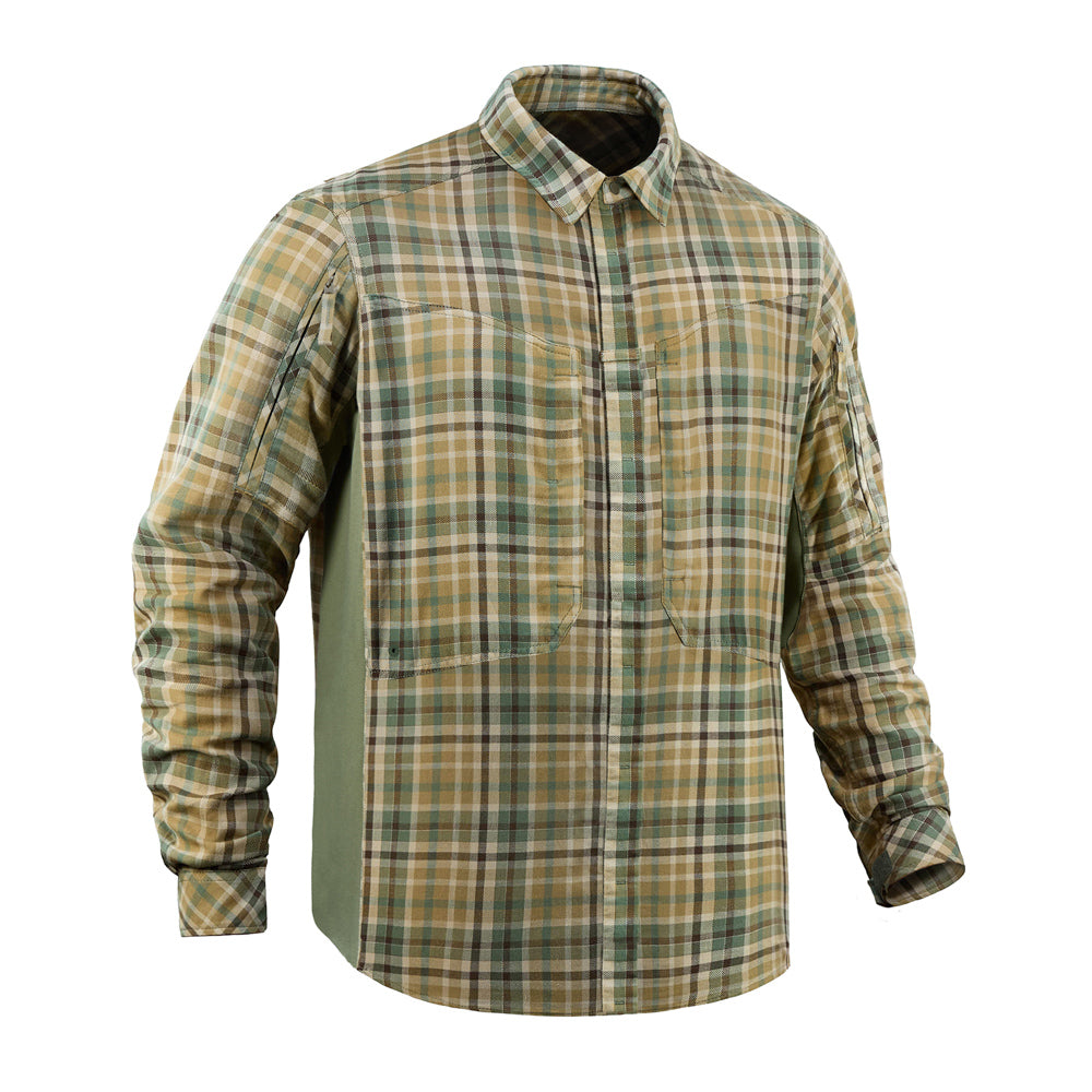 Cămașă Tactică M-Tac Multicam – 100% Bumbac, 4 Buzunare cu Fermoar - poza 4