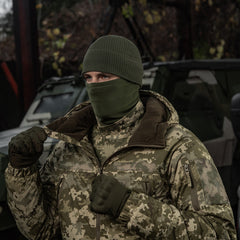 Căptușeală Cască Rip-Stop Fleece M-Tac - Army Olive, Ușoară și Călduroasă
