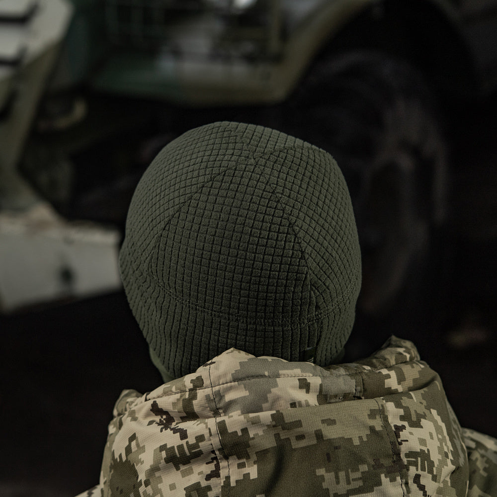 Căptușeală Cască Rip-Stop Fleece M-Tac - Army Olive, Ușoară și Călduroasă