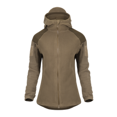 Bluză Fleece Helikon-Tex Cumulus® Femei, Model Anatonic Coyote