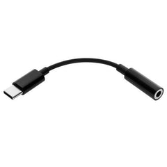 Cablu Adaptor USB-C la Jack 3.5mm OEM - Audio Premium, 0.15m - 2