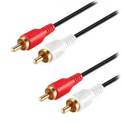 Cablu Audio RCA 2x tata 5m TED - Conectivitate Fiabilă - 2