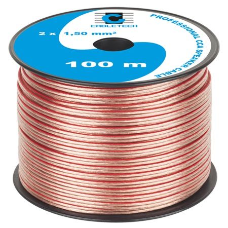 Cablu Boxe 2x1.5mm Transparent OEM - Siliconic, Conexiune Audio Clară - 2