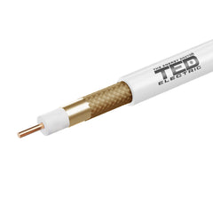 Cablu Coaxial RG6 CU Tresa CCA, Rola 100m TED - Semnal Clar - 2