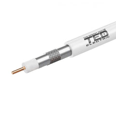 Cablu Coaxial RG6 Tri-Shield TED - CCS CCA, Rola 305m, Semnal Clar - 3