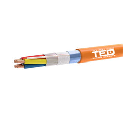 Cablu Incendiu JE-H(St)H E30/E90 2x2x0.8 TED Electric - Siguranță Maximă - 2