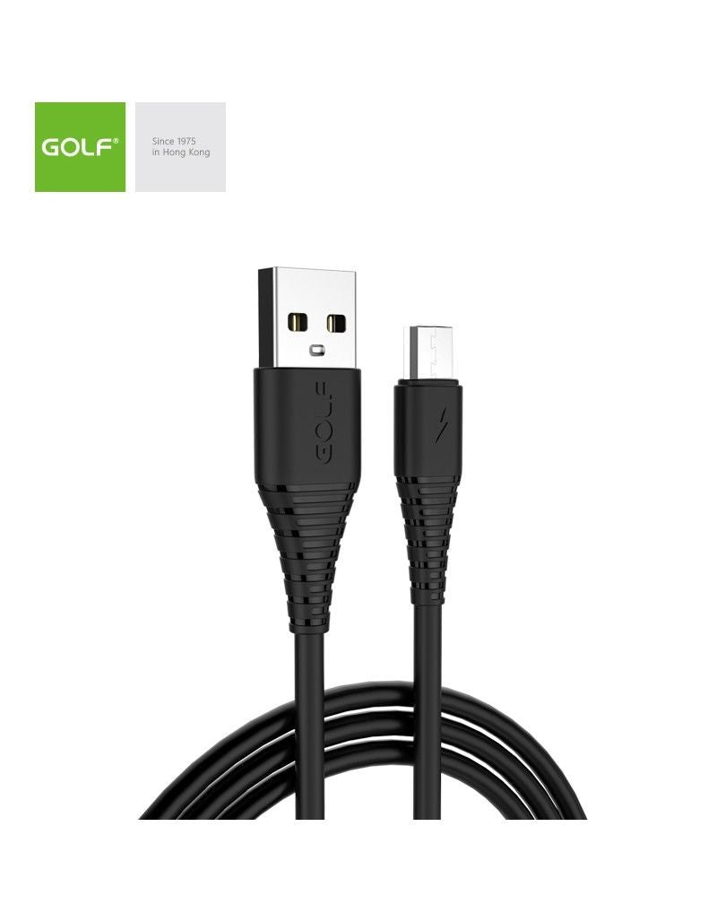 Cablu microUSB Flying Fish Fast GOLF 64M - Încărcare Rapidă 3A, Negru - 2