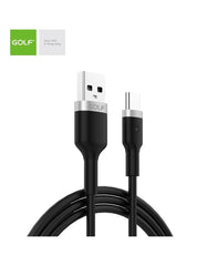 Cablu USB-C Golf 71T - 3A, Date & Încărcare Rapidă, Metalic - 2