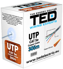 Cablu UTP Cat.5e Cupru Integral TED Wire Expert - Conectivitate Fiabilă - 2