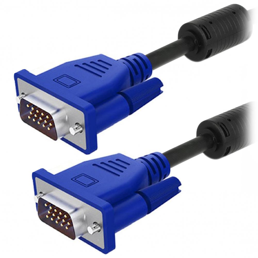 Cablu VGA/SVGA 15 Pini TED Electric - 1.5m, Conexiune Video Calitate - 2