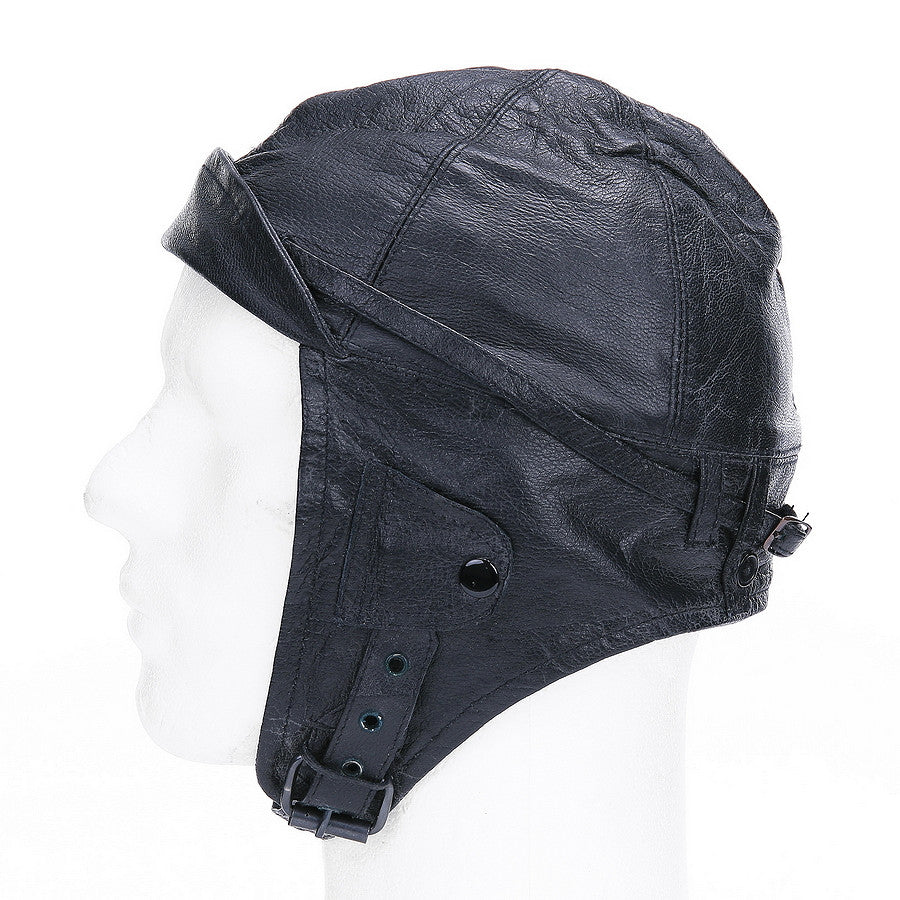 Căciulă Aviator Piele Negru Military-Shop.ro - Eleganță Tactică & Durabilitate