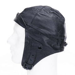 Căciulă Aviator Piele Negru Military-Shop.ro - Eleganță Tactică & Durabilitate