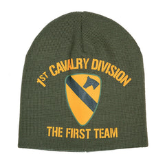 Caciula Beanie 1st. Cavalry Division Verde Military-Shop - Spirit de Luptă Iconic