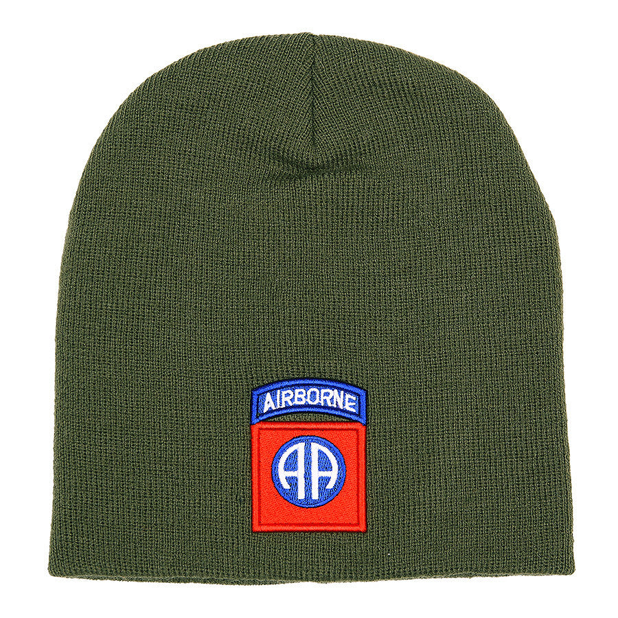 Căciulă Beanie 82nd Airborne Verde - Spirit de Elită și Rezistență