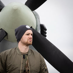 Căciulă Beanie Allied Star Dark Grey - Omagiu Tactic WWII