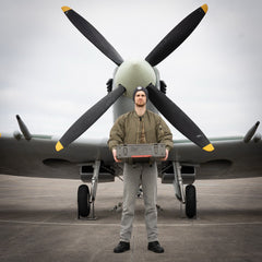 Căciulă Beanie Allied Star Dark Grey - Omagiu Tactic WWII