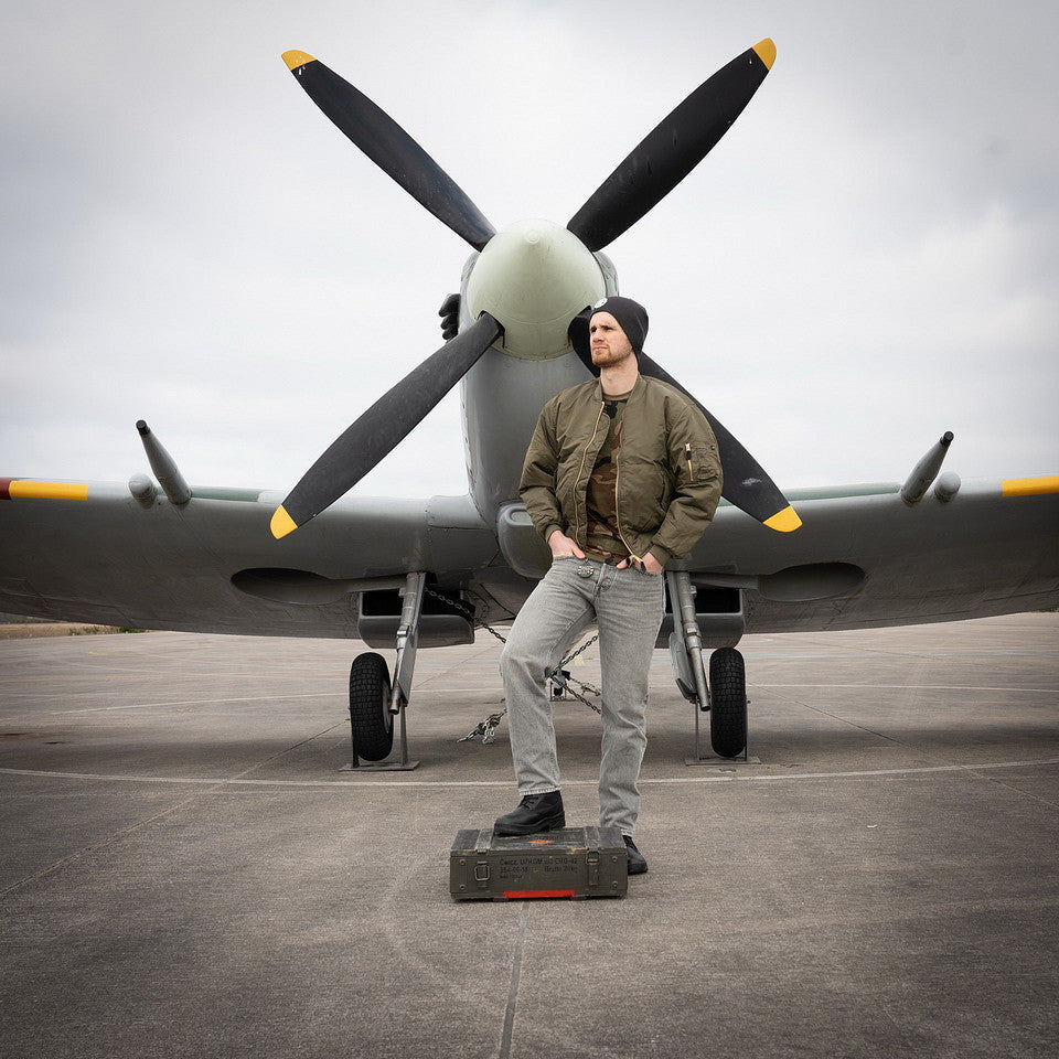 Căciulă Beanie Allied Star Dark Grey - Omagiu Tactic WWII