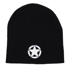 Caciula Beanie Allied Star Negru - Confort și Istorie Militară