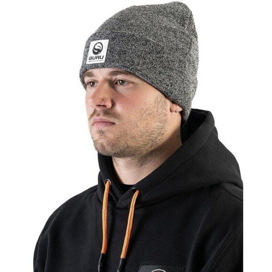 Căciulă Beanie Grey Patch GURU - Căldură și Stil Pescuit