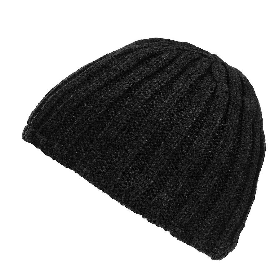 Căciulă Beanie Heavy Knit Negru Fostex Garments - Căldură Extremă