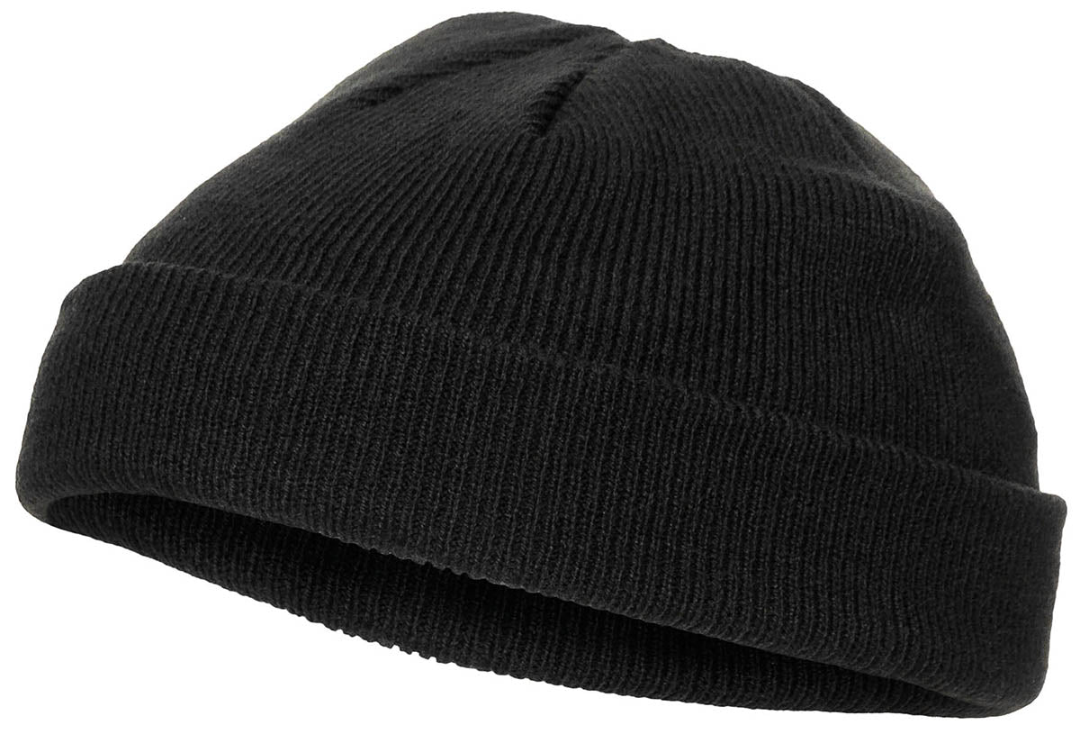 Căciulă Beanie Negru MFH - 100% Acril, Strat Dublu