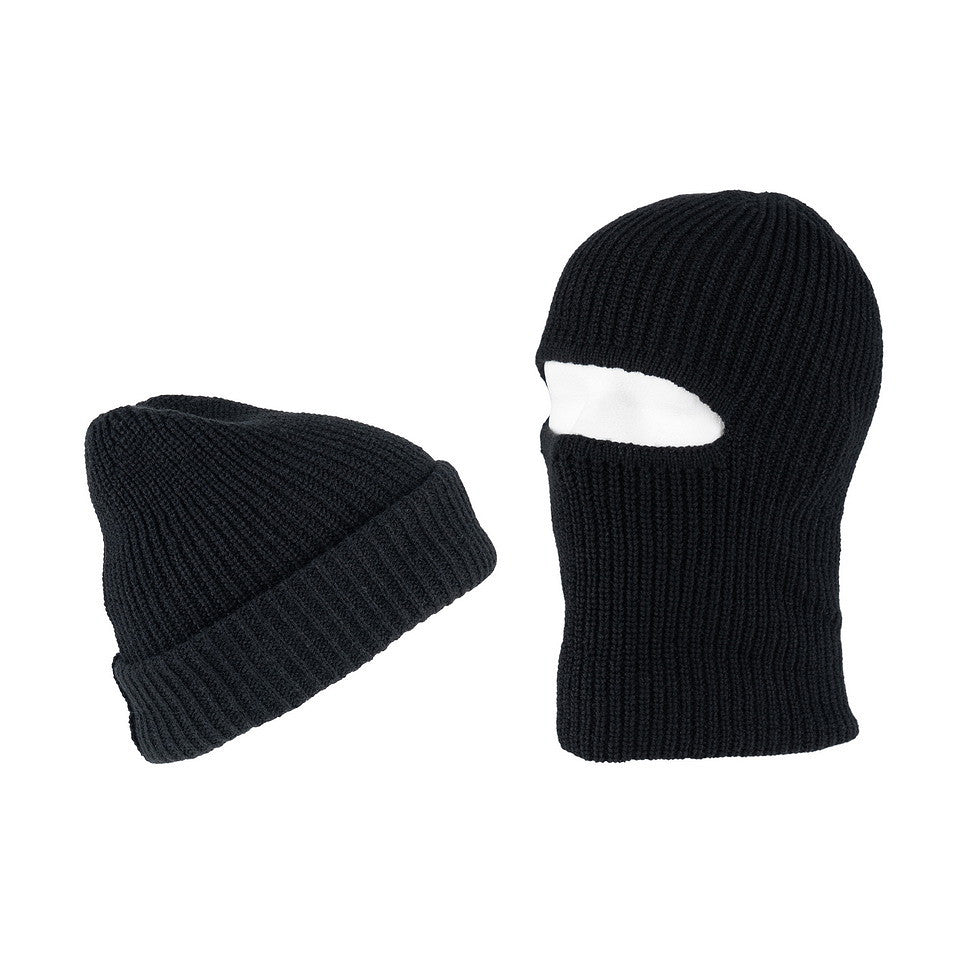 Căciulă Bivak Commando Muts 2in1 Negru - Adaptabilitate Tactică Supremă
