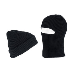 Căciulă Bivak Commando Muts 2in1 Negru - Adaptabilitate Tactică Supremă