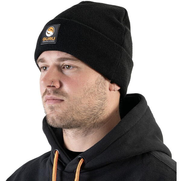Căciulă Black Patch Beanie GURU - Confort Termic, Stil Urban Pescar - 2