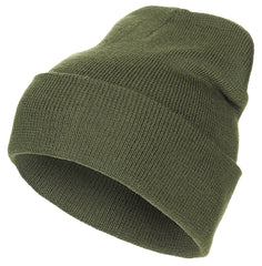 Căciulă Fes Verde Oliv MFH - 100% Lână, Dublu Strat