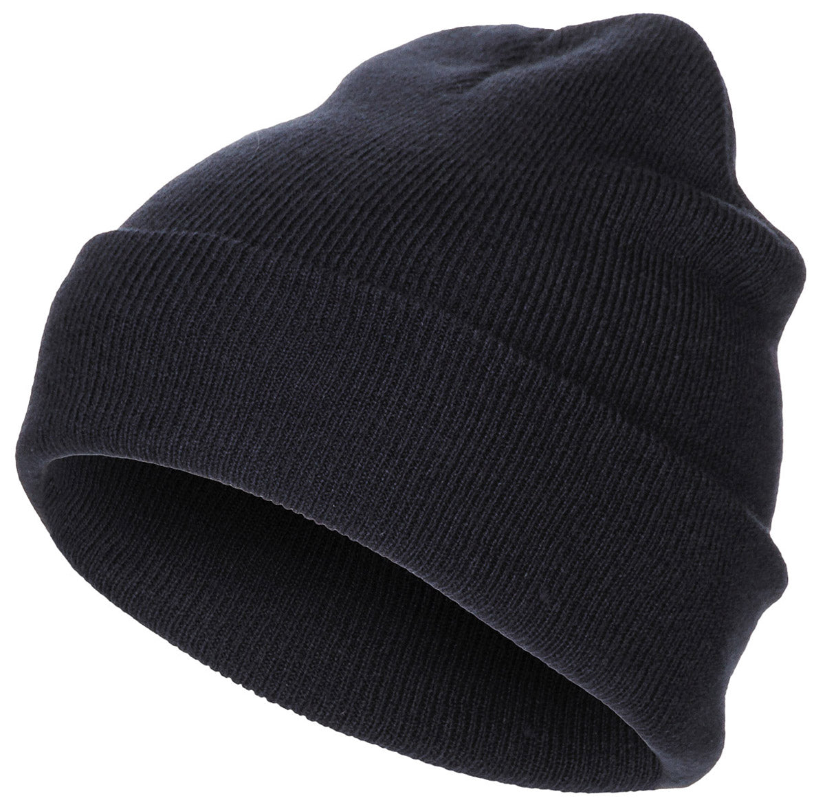 Căciulă Fin Tricotată MFH Albastră – 100% Acrilic, Dublu Strat