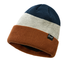 Caciula Forvert Beaver Creek 3 Tones Stripe Grey Choco Black Brandit - Caldura Esentiala