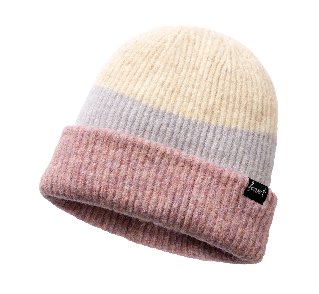 Caciula Forvert Loveland Strip 3 Tones Stripe Blue Rosè Beige Brandit - Stil si Caldura Urbana