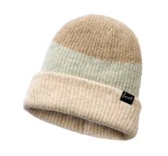 Caciula Forvert Loveland Strip 3 Tones Stripe Mint Beige Camel Brandit - Caldura Urbana Versatila